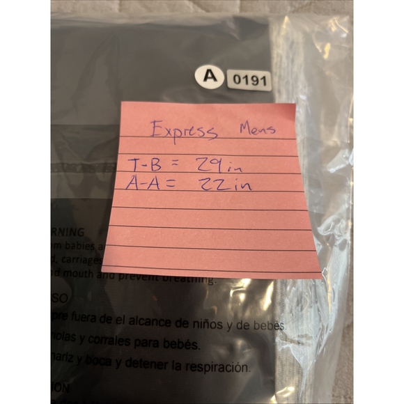 Express Mens Short Sleeve Black Gray Shirt Pocket Mens Size Large, EUC Casual - Picture 8 of 8